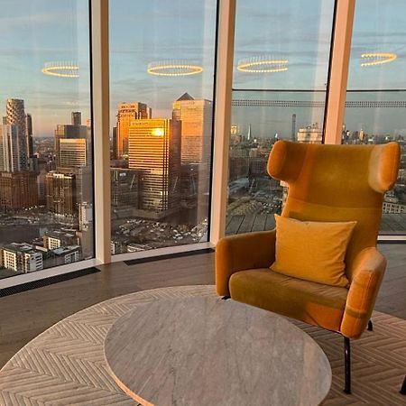 Luxury Modern 2 Bed Flat With Balcony And City View - Canary Wharf City Center London Luaran gambar
