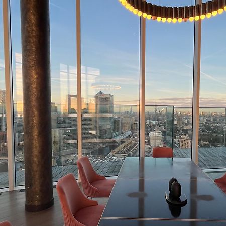 Luxury Modern 2 Bed Flat With Balcony And City View - Canary Wharf City Center London Luaran gambar