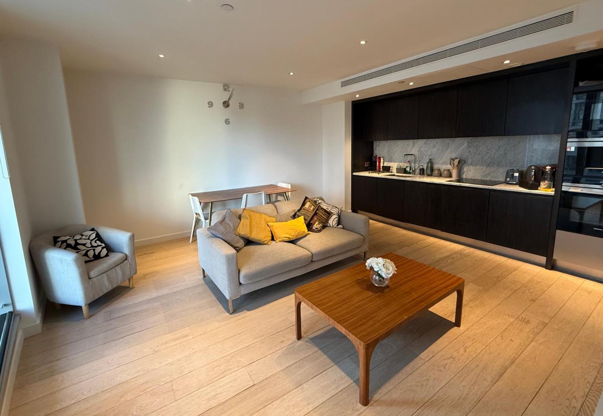 Luxury Modern 2 Bed Flat With Balcony And City View - Canary Wharf City Center London Luaran gambar